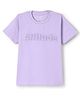 Funkrafts Premium Knitted Cotton Half Sleeves Attitude Text Puff Printed Tee - Purple