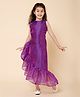 Piccolo Sleeveless Solid Dress - Purple