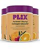 PLIX Collagen Supplement Powder to support Skin Elasticity, Firmness & Youthful Glow | Orange Flavour | Pack of 3 - 600 g