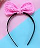 Little Peas Bow Applique Detailed Hair Band - Light Pink
