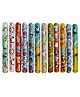 Birthday Popper Jungle Animals Theme Slap Bracelets Bands as Birthay Return Gift For Unisex Child (Set of 12) - Assorted Animal Designs