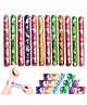 Birthday Popper Unicorn Theme Slap Bracelets Bands as Birthday Return Gifts for Girls of All Ages (Pack of 12)