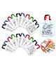 Birthday Popper Doodle Colouring Bags Pack of 20 -Multicolor