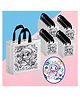 Birthday Popper Doodle Colouring Bags as Birthday Return Gifts-Space Astronaut Theme -Set of 20 Goody Bags for Kids