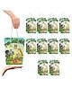 Birthday Popper Premium Jungle Animal Theme Paper Bags | Set of 20 | Goody Bags for Birthday Gifts