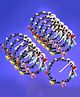 Birthday Popper Light Up Colourful Flower Tiara Crown - Set of 10 | Headpiece for Girls & Women | Ideal for Weddings, Festivals, Carnivals, and All Types of Parties