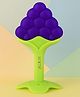 AEREX Grapes Fruit Teether Teething for Newborn Babies, Infant & Toddlers BPA Free Natural Teething Freezer Safe Baby Teethers 0 to 6 Months (Pack of 1)