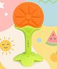 AEREX Orange Fruit Teether Teething for Newborn Babies, Infant & Toddlers BPA Free Natural Teething Freezer Safe Baby Teethers 0 to 6 Months (Pack of 1)