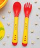 AEREX BPA Free Heat Sensitive Baby Feeding Spoons Set | Temperature Sensing Spoons | Baby Feeding Silicone Spoon Set | Food Grade PP Kids & Baby Spoon with Soft Silicone Tip (Yellow)