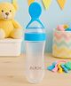 AEREX BPA Free Feeding Bottles | Newborn Baby Feeding Bottle with Spoon | Baby Squeezy Food Feeder for Baby | Feeding Spoon Bottle for Semi-Solid Food, Cereals, Fruit Food Feeder (Blue)