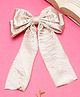 Stol'n Bow Designed Hair Clip - Cream