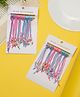 Stol'n Set Of 12 Teddy And Star Detail Hair Clips - Multi Colour