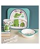 Voncasa Multicolor Children's Pastel Dinner Set