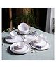 VONCASA Melamine 20 Piece Dinner Set - White