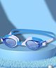 Little Surprise Box, Tie Dye Anti Fog UV Protection Leakproof Design Swim Goggles For Kids, 1-4Yrs - White & Blue
