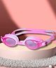 Little Surprise Box, Tie Dye Anti Fog UV Protection Leakproof Design Swim Goggles For Kids, 1-4Yrs - White & Pink