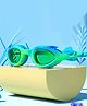 Little Surprise Box, Fishtail Designed Frame, Anti Fog UV Protection Leakproof Design Swim Goggles For Kids, 3-8Yrs - Fluoroscent Green & Blue