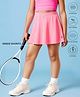 Pine Active Knit Super Stretch Skorts  with Brand Logo Print - Pink