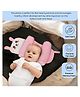 Voidrop Head Guard Mustard Rai Pillow for Newborn Baby - Pink Color