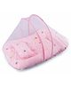 VOIDROP Baby Cotton fur Bedding with Mosquito Net Bed - Pink