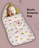 VOIDROP  Baby Carry Bed Premium Muslin Sleeping Bag - Olive Green