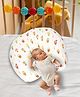 VOIDROP Baby Breast Feeding Pillow, Nursing Pillow U Shaped Pillow Helper for Mother and Baby Pillow with Detachable Cover With Ice-cream Print