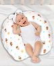 VOIDROP Baby Breast Feeding Pillow, Nursing Pillow U Shaped Pillow Helper for Mother and Baby Pillow with Detachable Cover with Teddy Bear Print