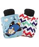 Babymoon Washable & Reusable Cloth Diaper with 5Layers Insert Set of 4
