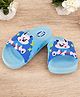 Yellow Bee Cute Puppy Designed Slippers - Light Blue