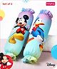 Babyhug Disney Cotton Bolsters Mickey & Friends Digital Print | Soft & Breathable| Removable Washable Cover - Purple