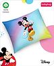 Babyhug Disney Cotton Rectangular Pillow Mickey & Friends Digital Print | Soft & Breathable| Removable Washable Cover  Purple