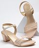 Shoetopia Solid Sandals - Cream