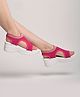 Shoetopia Striped Sandals - Magenta