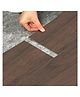JAAMSO ROYALS PVC Flooring Planks Tiles Wooden Design, 6 Planks, 12 Square Feet (Dark Brown_Oak)