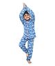 Funkrafts Premium Cotton Knit Full Sleeves Cars Printed Coordinating Shirt & Pajama Set - Blue