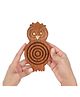 Mittimate Wooden Owl Maze & Labyrinth Puzzle  Engaging Bhool Bhulaiyaa Game for Kids | Indoor Brain Teaser & Fun Learning Activity - Brown