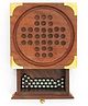Mittimate Wooden Solitaire (Brain Vita)  Classic Brain Teaser Board Game | Mind-Challenging Solo Play for Kids (6+)