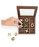 Mittimate Wooden Tic Tac Toe (XO) Brain Teaser Game with Lid  Interactive 2-Player Board Game for Kids (6+) | Fun Indoor & Outdoor Play