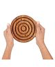Mittimate Wooden Circlel Maze & Labyrinth Puzzle 6