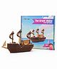 Mittimate 3D DIY Great White Ship Model for Kids 8+ Year I Brain Teaser 3D Ship Building Toy I Birthday Gift for Chlidren
