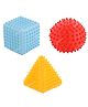 BitFeex Squeezy Shape Squeeze Noise Good As Bath Toys Chu Chu Funny Toy (Color may vary, Pack of 3 pcs)