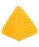 BitFeex Squeezy Triangle Shape Toy Soft Rubber, Chu Chu Sound, Fun Bath Time Toy for Kids 1+ Years, Color May Vary