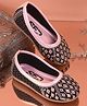 SHOES FOR JUNIORS Chevron Embroidered & Sequins Embellished Ballerinas - Pink