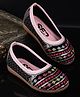 SHOES FOR JUNIORS Floral Embroidered Sequins Embellished Ballerinas - Pink
