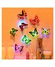 JAAMSO ROYALS 3D Multicolor Butterfly Decoration Night Light, Butterfly Sticker (6cm x 7cm, 12 Pcs)