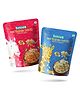 timios No-Maida Multigrain White Cheesy Instant Macaroni Pasta & Tomato Red Pasta | Healthy Pasta made With Brown Rice and Corn | No Preservatives | No Artificial Colors & Flavours | No Trans Fat | Pack of 2  - 195 g Each