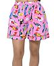 Funkrafts Cotton Birds Printed Shorts - Pink