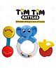 KiddyBuddy Elephant Shaped Rattle Toy 3 Pieces -Multicolor