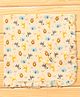 CUCUMBER Interlock Knit Towel With Animals Print L 80 x B 80 cm-Light Yellow