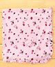 CUCUMBER Interlock Knit Towel With Strawberry Print L 81.5 x B 80 cm - Light Pink